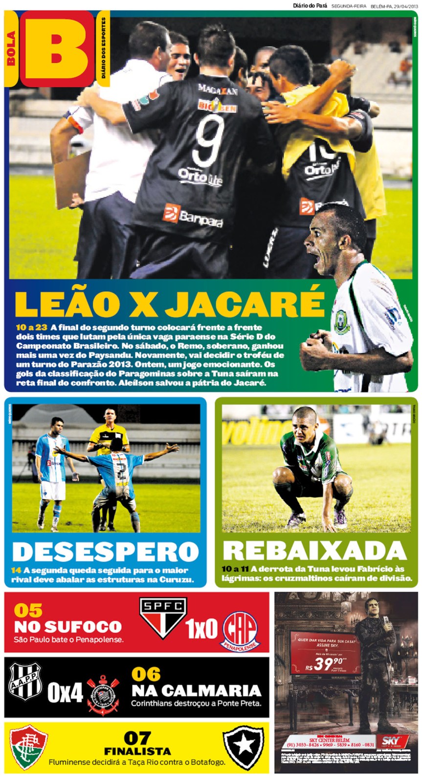 CAPA BOLA_29-04-2013