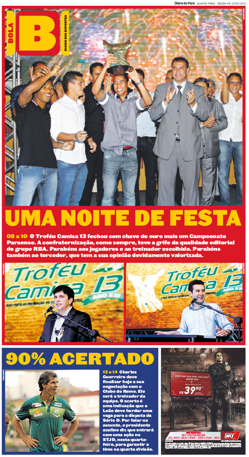 CAPA BOLA_22-05-2013