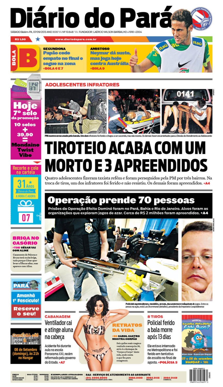 capa sabado 07-09-2013