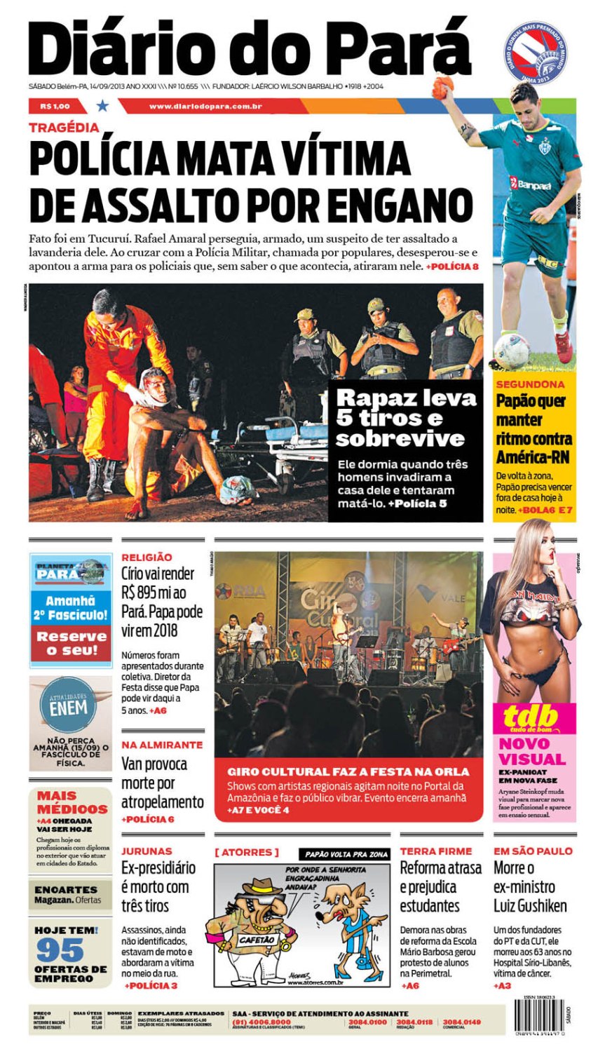 capa sabado 14-09-2013