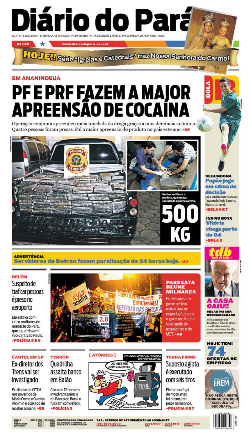 capa sexta 18-10-2013