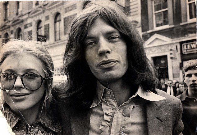 PKT5334-392367 MICK JAGGER SINGER 1969 Rolling Stones' lead singer Mick Jagger an dhis friend actress Marianne Faithful. Later they made a short appearane at Marlborough Street Court on a charge of possessing cannabis and where remanded on bail until june 23. They were arrested at their home in Cheyne Walk, Chelsea, last night and later released on bail.