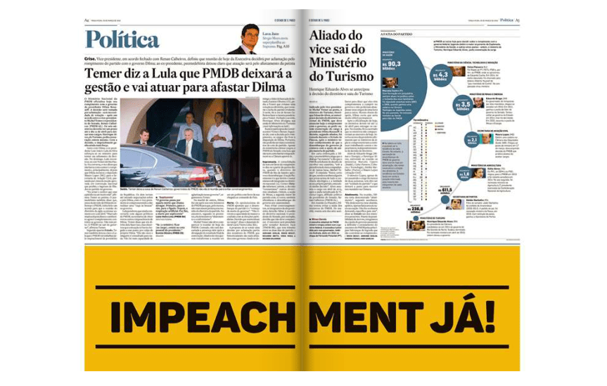 Impeachment-já-campanha-contra-Dilma-recheia-páginas-de-Correio-Braziliense-Estadão-Folha-e-O-Globo