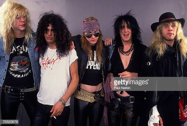 Guns and Roses, Chicago, 19th Devember 1987. (Photo by Paul Natkin/WireImage)